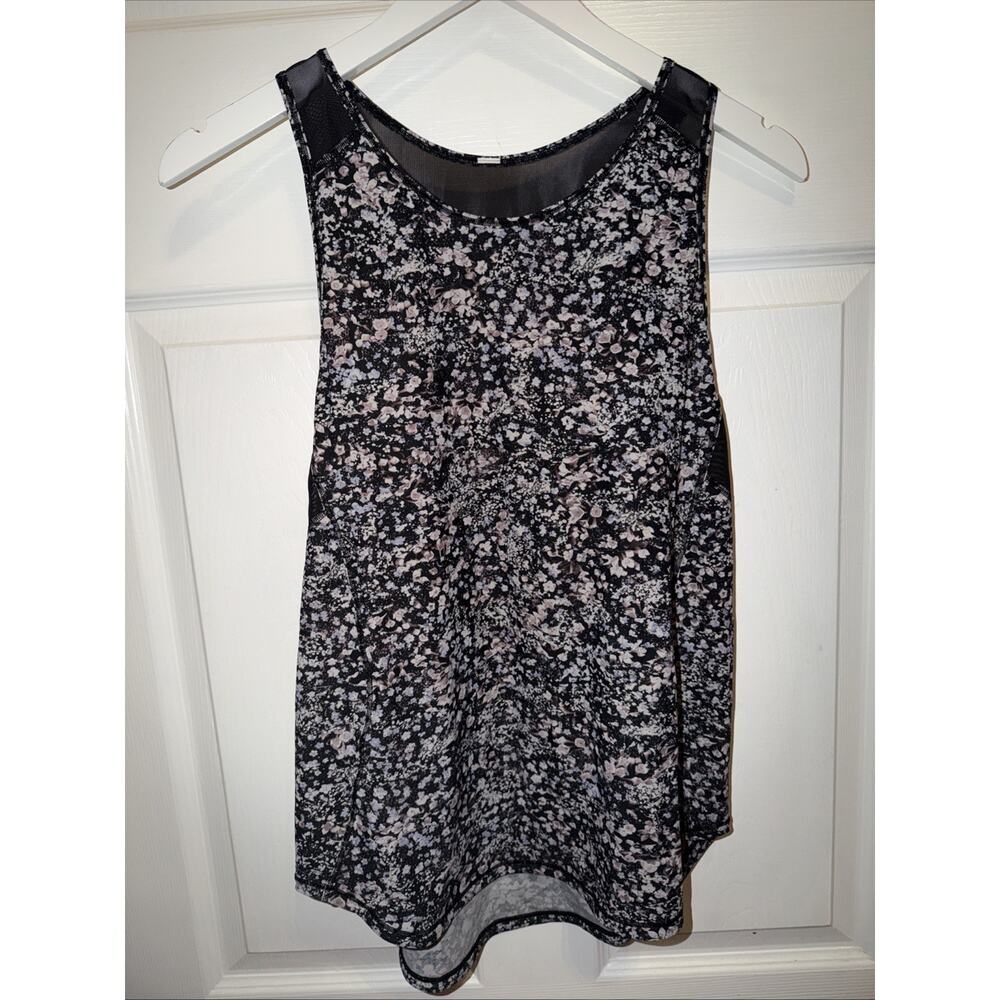 Lululemon Sculpt Tank‎ Il Floral Spritz Multi Women’s Size 10/12 Sleeveless Mesh